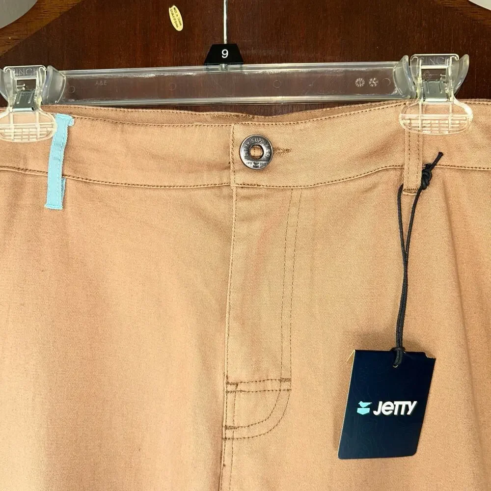 New! Jetty Tan Chino Shorts size 40